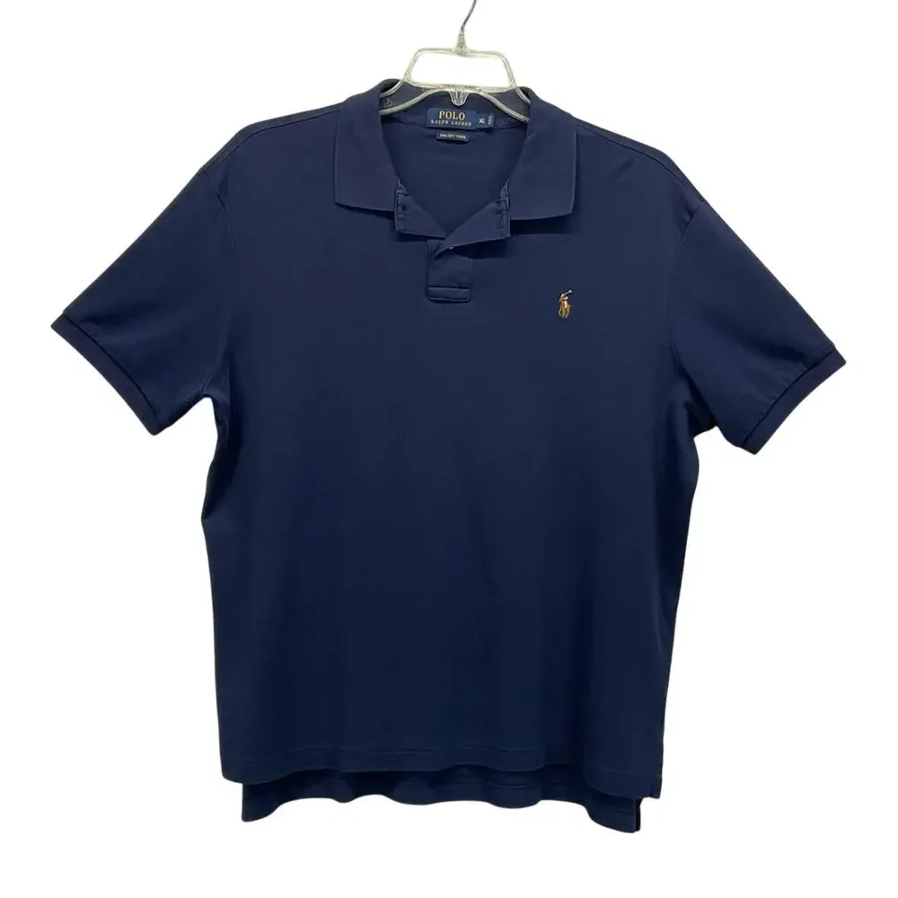 Polo Ralph Lauren Polo Shirt Men's Size XL Navy Athleisure Golf Sports Business